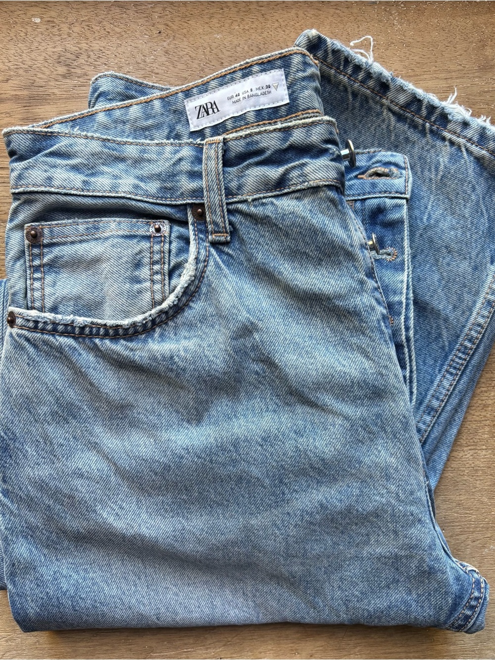 Zara Light Blue High-Rise Women's Jeans